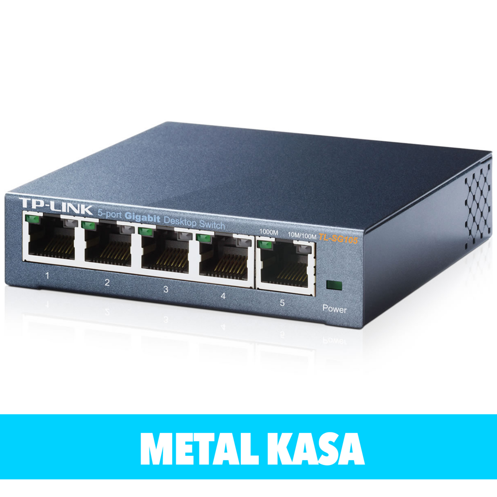 TP-LINK%20TL-SG105,%205%20Port,%20GigaBit,%20Metal%20Kasa,%20Yönetilemez,%20Masaüstü%20Switch