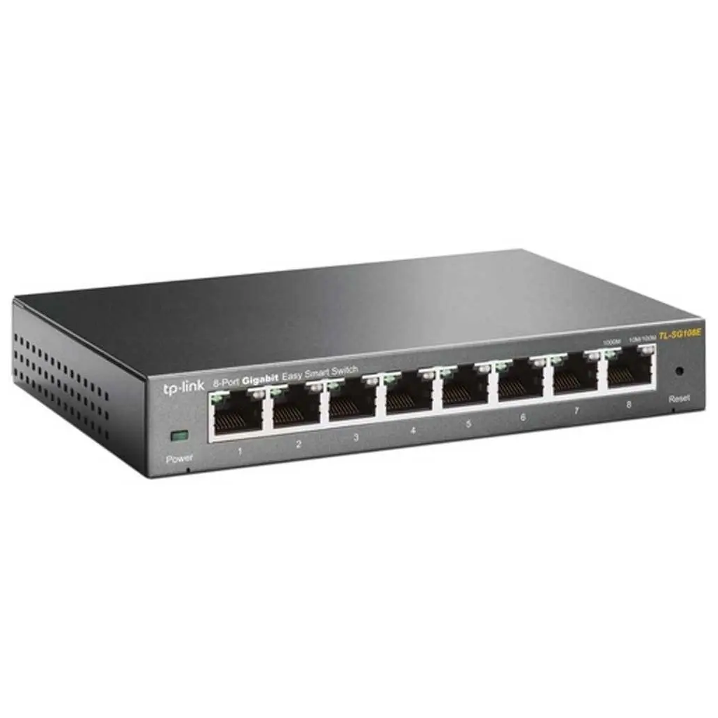 TP-LINK%20TL-SG108E,%208%20Port,%20GigaBit,%20Metal%20Kasa,%20Easy%20Smart,%20Yönetilebilir,%20Masaüstü%20Switch