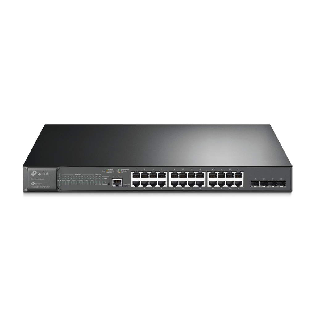 TP-LINK%20OMADA%20PROJE,%20TL-SG3428MP,%2024%20Port,%20GigaBit,%20Metal%20Kasa,%2024%20Port%20PoE,%20384W,%20+4Port%20GigaBit%20SFP,%20Yönetilebilir,%20Rackmount%20Switch