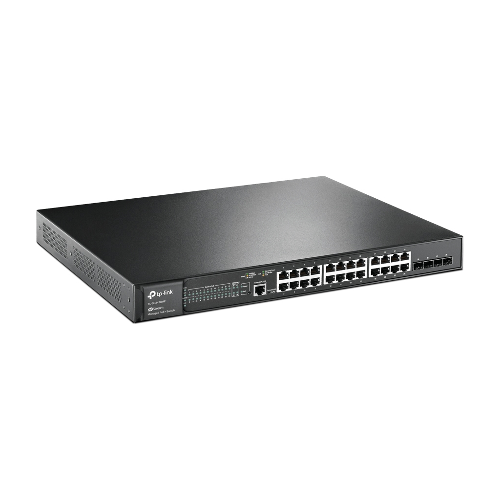 TP-LINK%20OMADA%20PROJE,%20TL-SG3428MP,%2024%20Port,%20GigaBit,%20Metal%20Kasa,%2024%20Port%20PoE,%20384W,%20+4Port%20GigaBit%20SFP,%20Yönetilebilir,%20Rackmount%20Switch