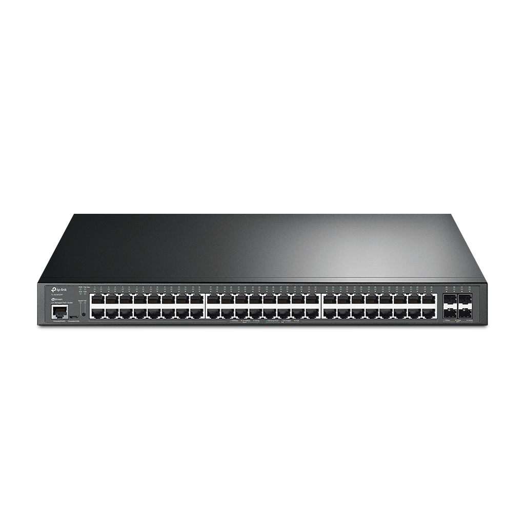 TP-LINK%20OMADA%20TL-SG3452XP,%2048%20Port,%20GigaBit,%20Metal%20Kasa,%2048%20Port%20PoE,%20500W,%20+4Port%2010GE%20SFP,%20Yönetilebilir,%20Rackmount%20Switch