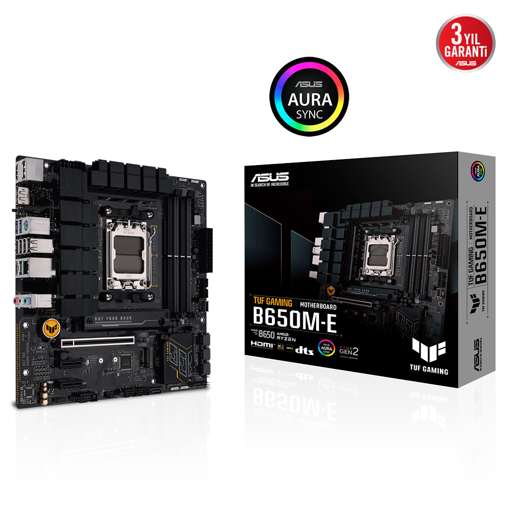 ASUS%20TUF%20GAMING%20B650M-E,%204xDDR5,%202x%20M.2,%20HDMI,%202xDP,%20Type-C,%20AMD%20Ryzen%207000%20Serisi,%20AM5%20Soket%20Anakart