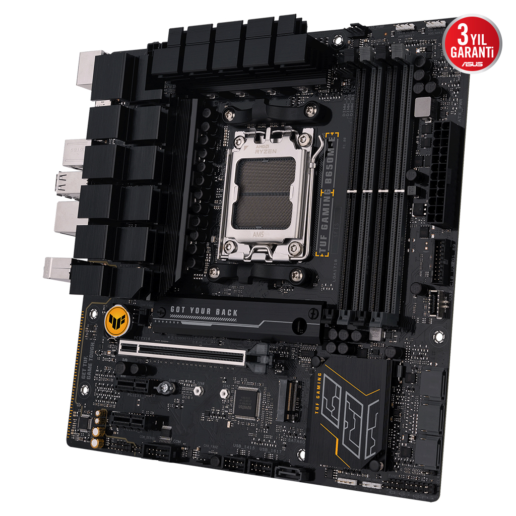 ASUS%20TUF%20GAMING%20B650M-E,%204xDDR5,%202x%20M.2,%20HDMI,%202xDP,%20Type-C,%20AMD%20Ryzen%207000%20Serisi,%20AM5%20Soket%20Anakart