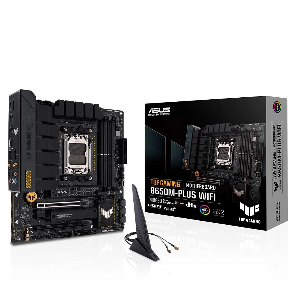 ASUS%20TUF%20GAMING%20B650M-PLUS%20WIFI,%204xDDR5,%202x%20M.2,%20HDMI,%20DP,%20Type-C,%20Wi-Fi%206,%20Bluetooth%20v5.2,%20AMD%20Ryzen%207000%20Serisi,%20AM5%20Soket%20Anakart