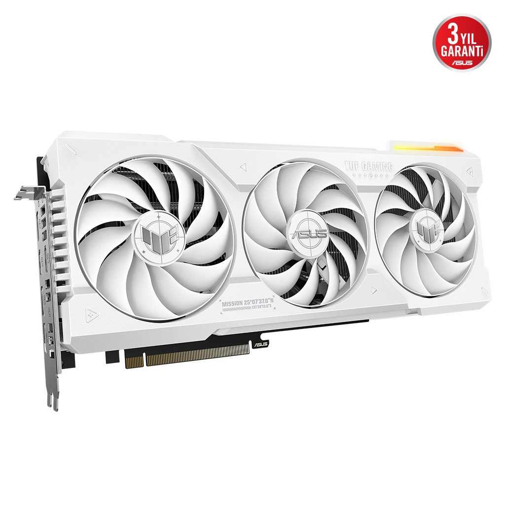 ASUS%20TUF-RTX4070TIS-O16G-WHITE-GAMING,%2016Gb,%20256Bit,%20GDDR6X,%202xHDMI,%203xDP%20GAMING%20Ekran%20Kartı