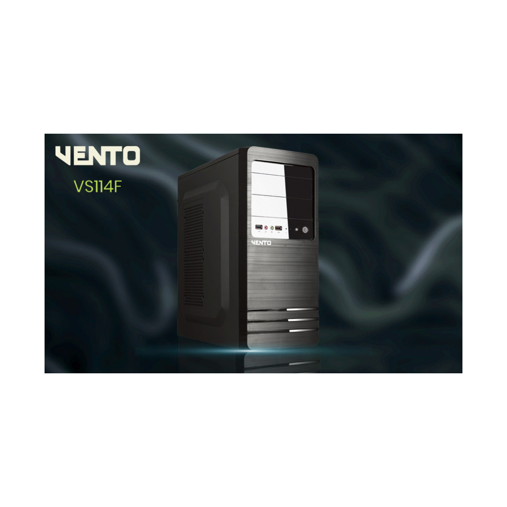 VENTO%20VS114F%20Mid%20Tower,%20Peak%20350W%20Siyah,%20ATX%20Kurumsal%20KASA