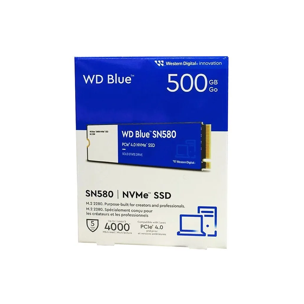 WD%20Blue%20SN580,%20WDS500G3B0E,%20500GB,%204000/3600,%20Gen4,%20NVMe%20PCIe%20M.2%202280,%20%20SSD